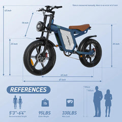 JANSNO X60 Dual Motor Electric Bike - Pogo Cycles