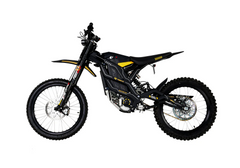 79BIKE Falcon GT off-road electric bike in black and yellow on a white background