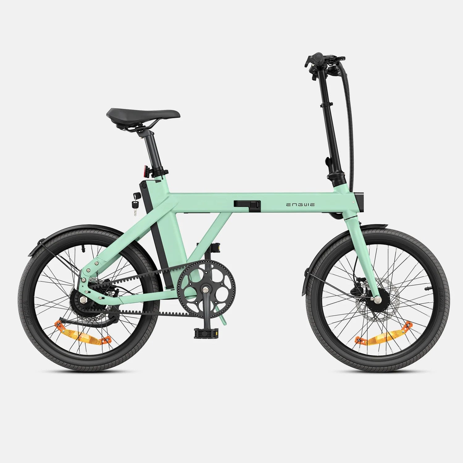 ENGWE P20 Electric Bike in Mint green on a white background