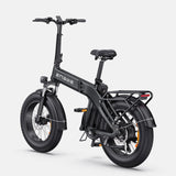 Side view of Black Engwe EP-2 3.0 Boost Electric Bike on a white background