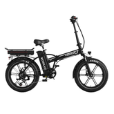 KOOLUX X11S Folding Electric Bike in black on a white background