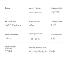 Wireless Air Pump 150psi Touch Screen/Key Portable Electric Tire Inflator For Car Bicycle Motorcycle Mini Air Compressor Injecto