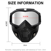 Outdoor Sport Windproof Mask Goggle HD Motorcycle Glasses Snowboard Eyewear Riding Motocross Summer UV Protection Sunglasses