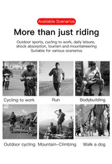 1 Pair Of All-finger Gloves Breathable Shock-proof Touch-screen Bike Gloves Spring And Summer Mountain Bike Road Riding Gloves