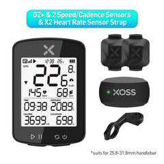 XOSS G2 Plus Bike Computer Wireless GPS Cycling Speedometer Waterproof ANT+ Cadence Speed Smart Bicycle Odometer Roadbike MTB