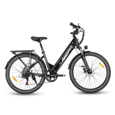 Samebike RS-A01 Pro-T Electric Bike in black on a white background
