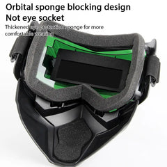 Head-Mounted Automatic Light-Changing Welding Helmet Detachable Adjustable Band Split Type Breathable Mask
