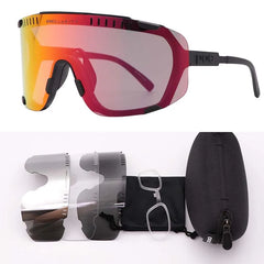 POC DEVOUR Road Bike Cycling Glasses Outdoor Windproof Riding Goggles UV400 Anti-glare Bicycle Eyewear for Men Women