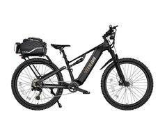 Vitilan M5 electric bicycle in black with a visible brand logo on a white background