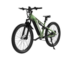Vitilan M5 Mountain Electric Bike in green on a white background