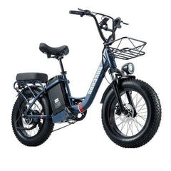 BURCHDA U8 Electric Bike - Side View in white background