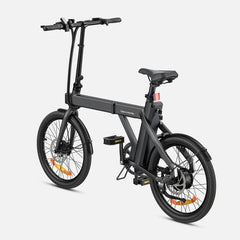 ENGWE P20 Electric Bike in black with left view on white background- Pogo Cycles