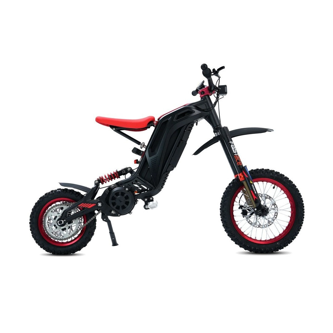 79BIKE TITAONE S Electric Bike in black and red on a white background