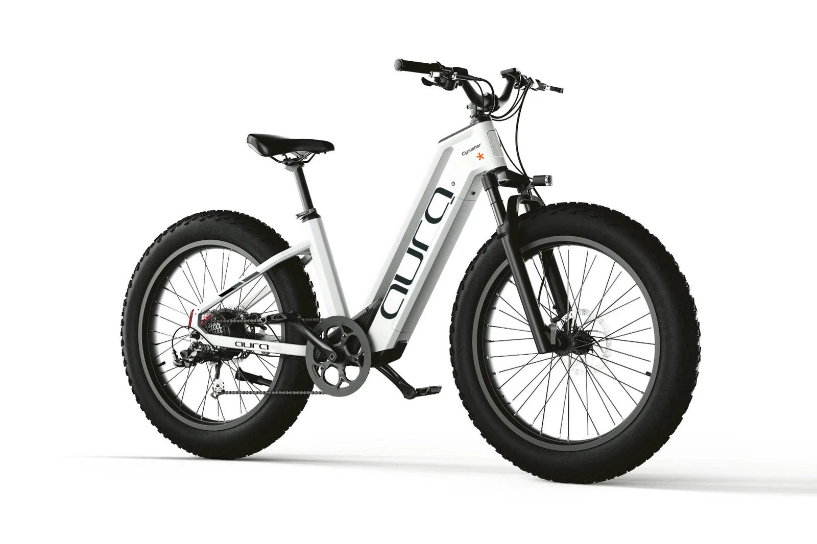 Cyrusher Aura Step-Through Electric Bike right view in white background