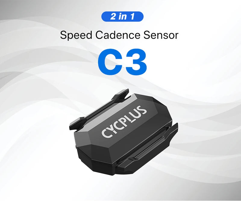 CYCPLUS Cadence Speed Dual Sensor Cycling Bicycle Accessories ANT+ BLE 5.0 Speedometer for XOSS Strava Bike Computer