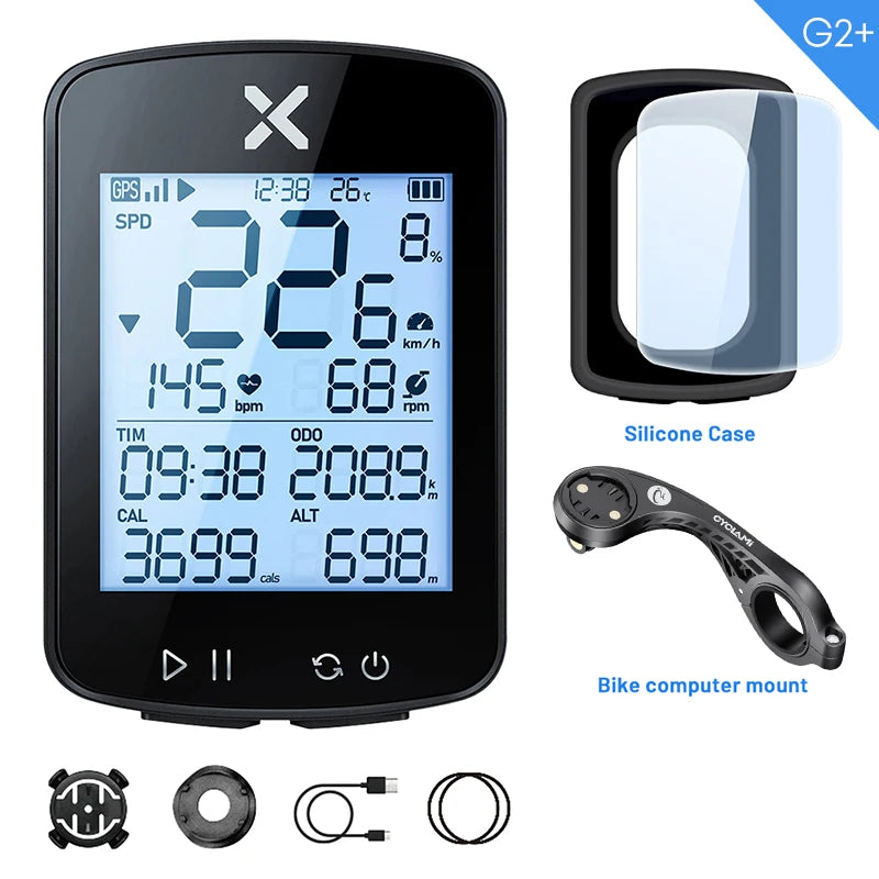 Choice Version xoss G+ G2 G plus 2 Bike Computer GPS Generation Cycling Wireless Speedometer - Pogo Cycles