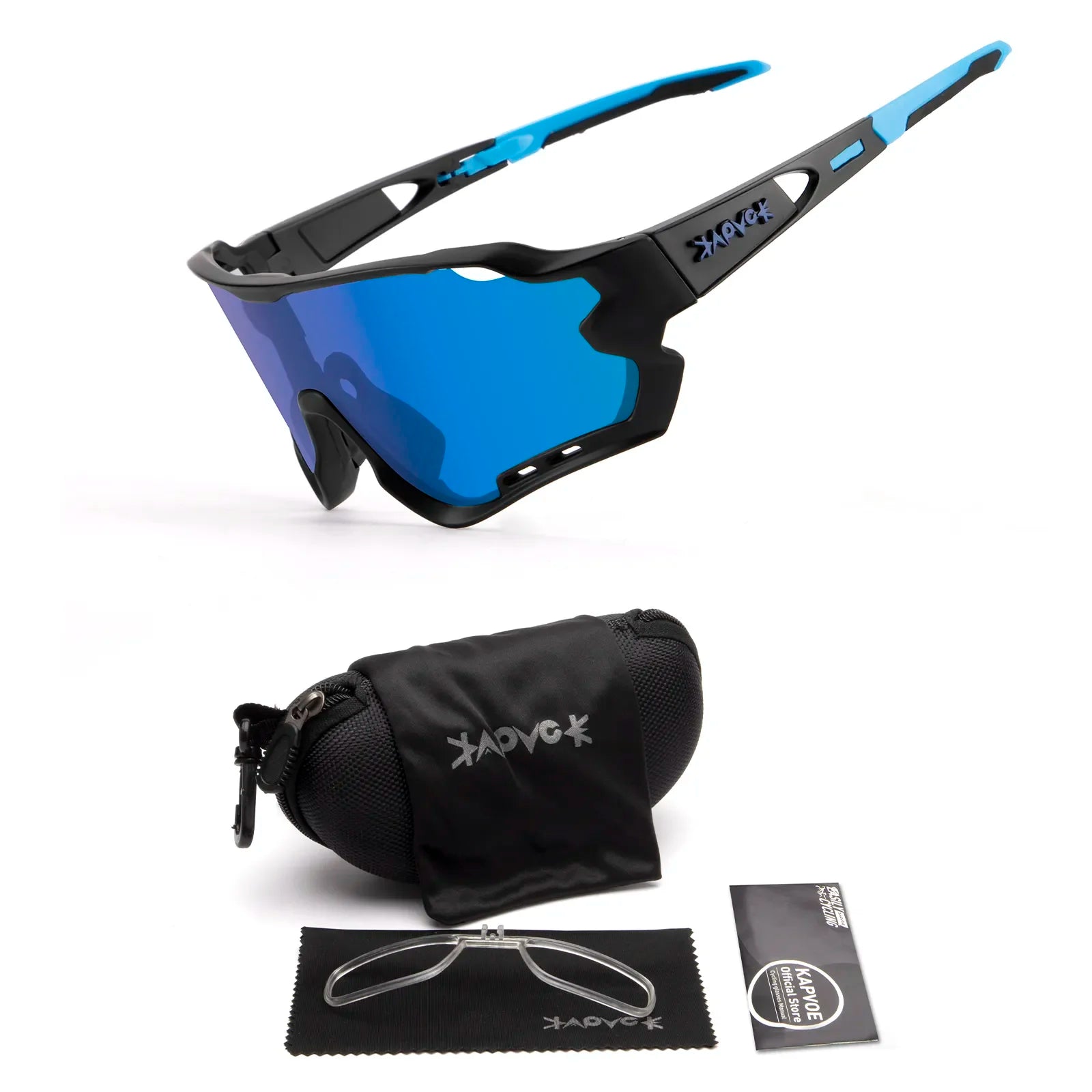 Kapvoe Sport Eyewear Mountain Bike Sport Cycling Glasses Outdoor Cycling Goggles Men Cycling Sunglasses MTB Sunglasses - Pogo Cycles