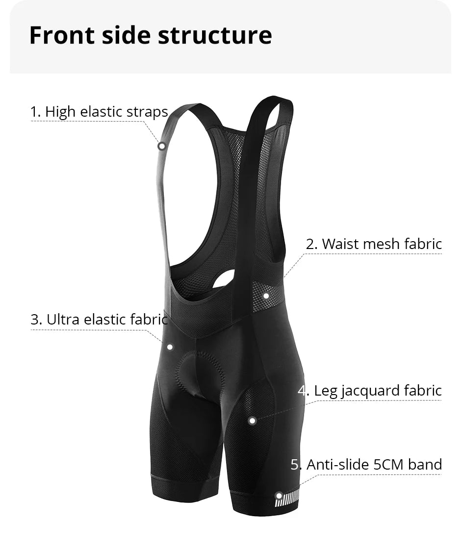 Cycling Bib Shorts Men Women Bicycle Clothing Bretelle Bike Clothes 3D Pad Male Female MTB Tights Summer Professional Cyclist - Pogo Cycles