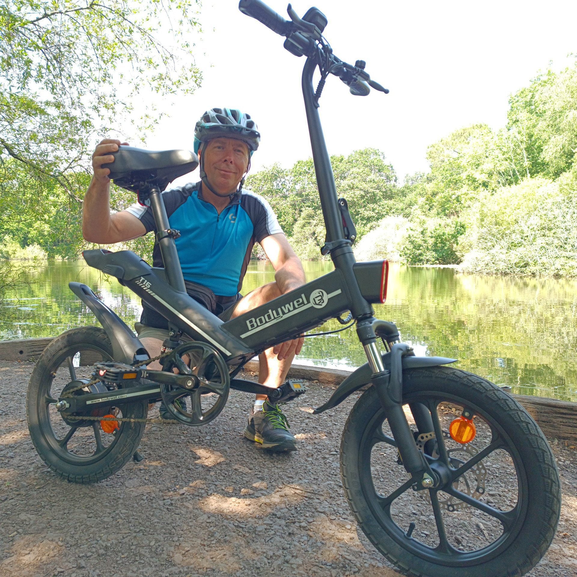 Bodywel T16 Foldable Mini Electric Bike - Pogo Cycles