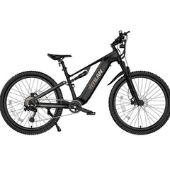 Vitilan M5 Mountain Electric Bike in black on a white background