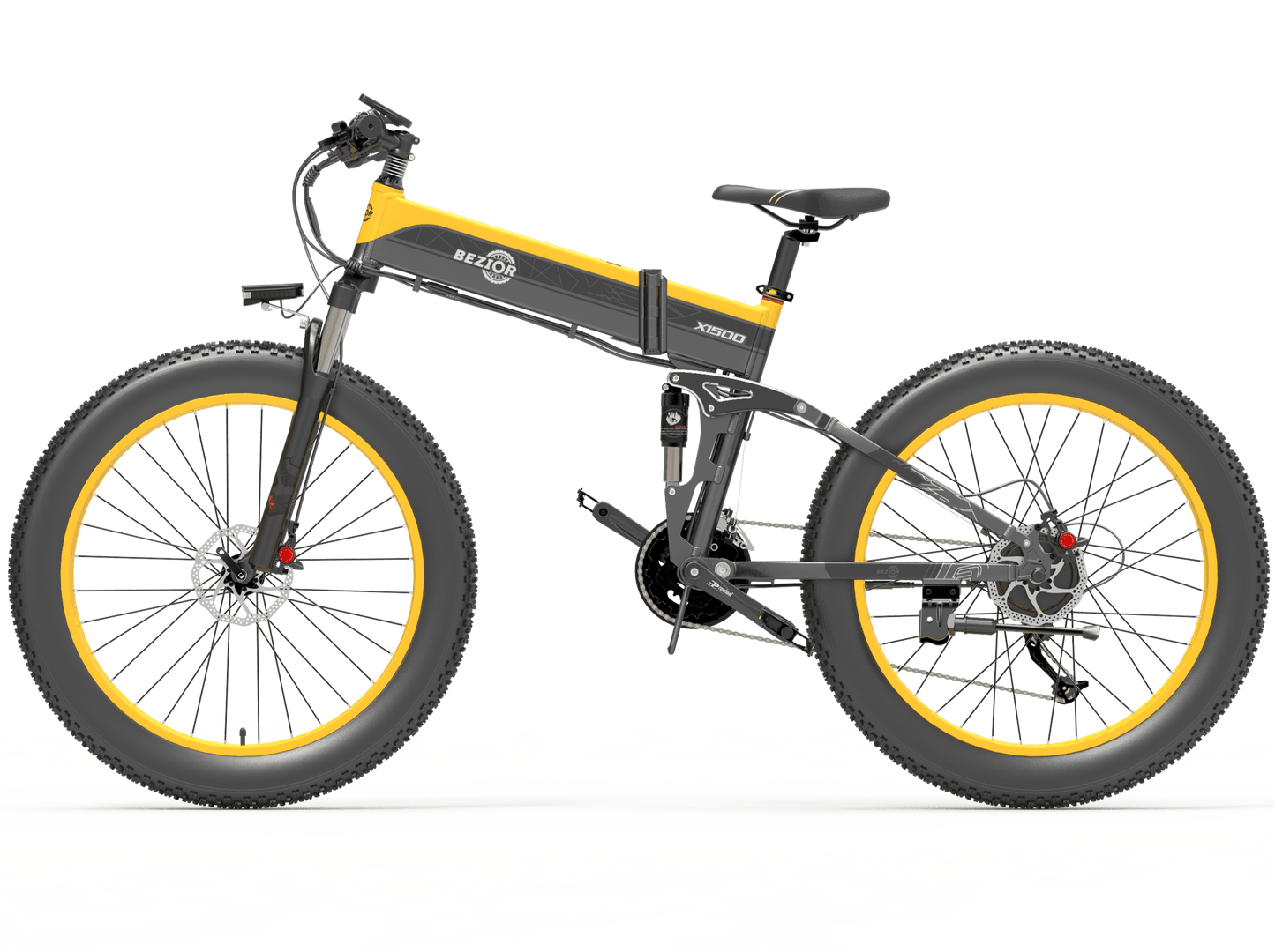 Bezior X1500 Folding Electric Mountain Bike_Preorder - Pogo Cycles available in cycle to work