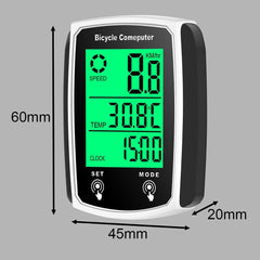 Bicycle Computer Wired Speedometer Odometer Stopwatch Speedometer Watch Bicycle Cycling Speed Counter Bicycle Accessories - Pogo Cycles