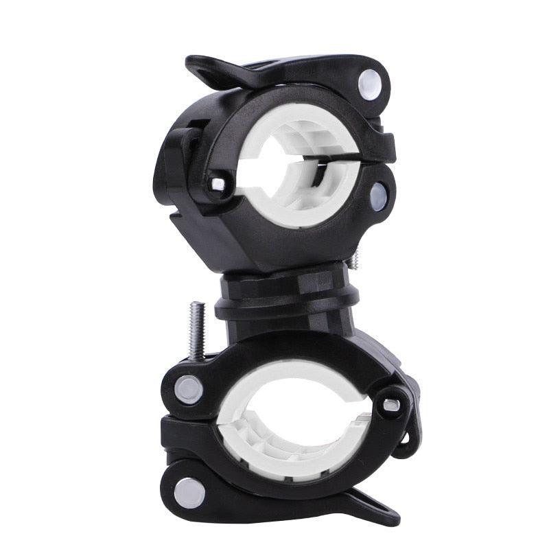 Bicycle Light Bracket Bike Lamp Holder LED Torch Headlight Pump Stand Quick Release Mount 360 Degree Rotatable - Pogo Cycles