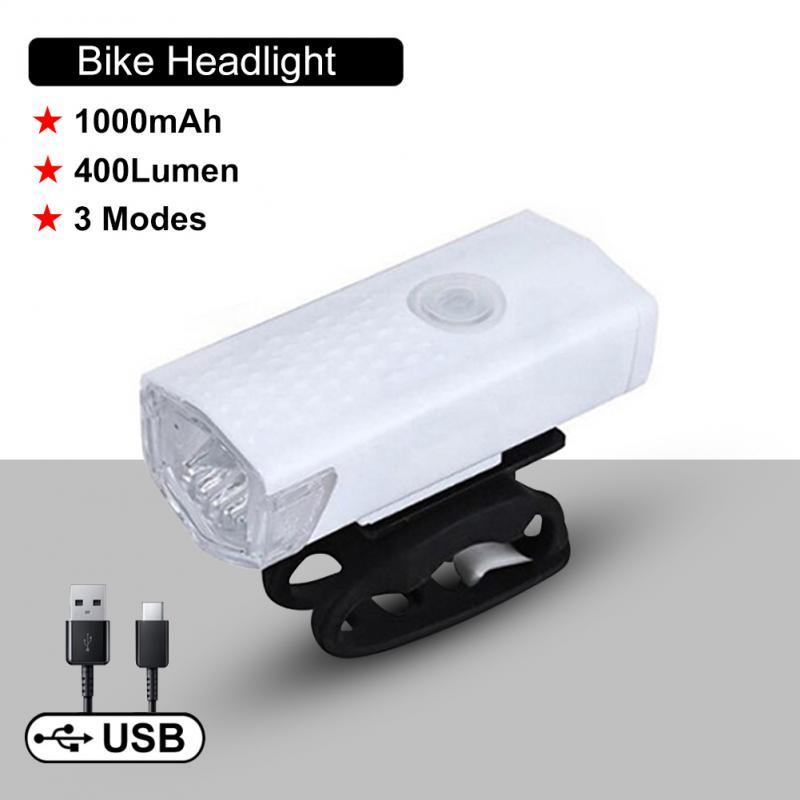 Bike Front Bicycle Lights Rear Taillight Rechargeable Headlight LED Flashlight Lantern Lamp Bicycle Safety Ciclismo Фонарик - Pogo Cycles