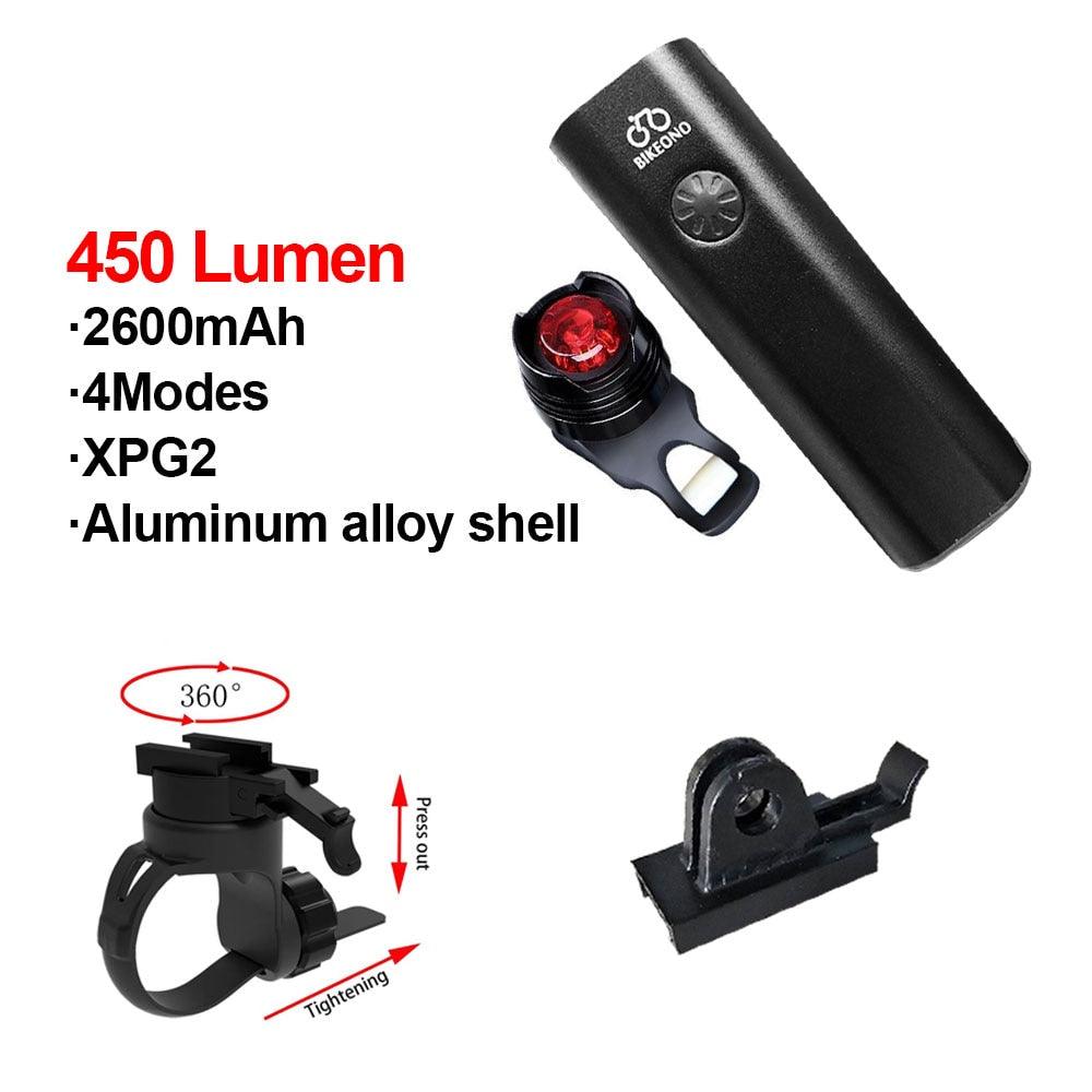 Bike Light Hoisting Rainproof USB MTB Front Lamp Headlight Ultra Flashlight Bicycle Lighting Flashlight Led Bike Accessories - Pogo Cycles