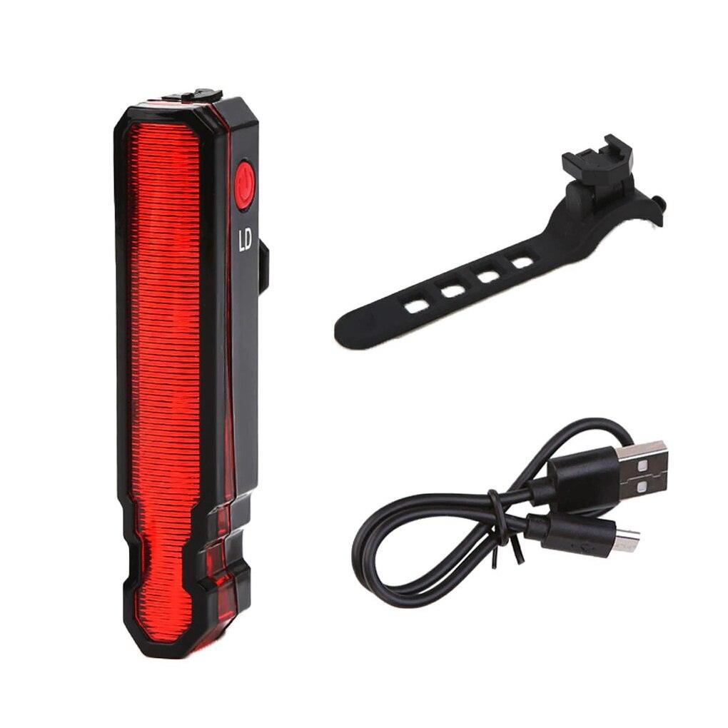 Bike Rear Light Laser Line Warning Lamp Waterproof Seatpost LED Light USB Rechargeable MTB Road Bicycle Taillight - Pogo Cycles