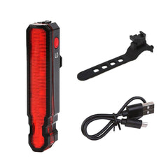 Bike Rear Light Laser Line Warning Lamp Waterproof Seatpost LED Light USB Rechargeable MTB Road Bicycle Taillight - Pogo Cycles