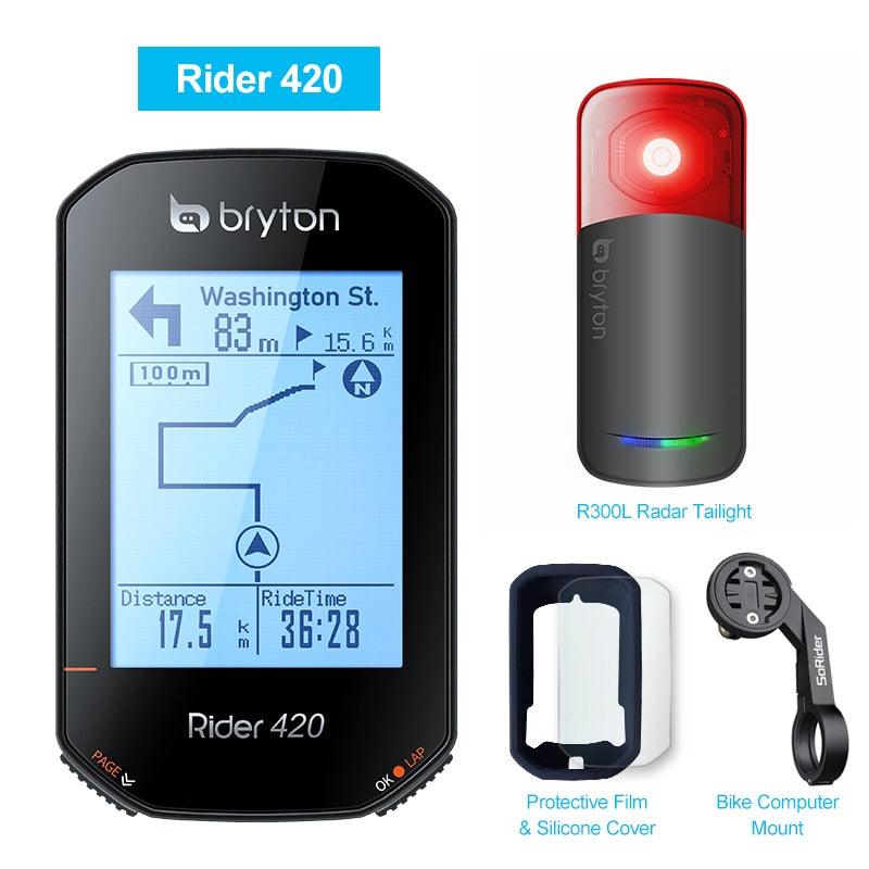 Bryton Rider420 420 420E Rider320 320 320E GPS Bike Computer Bicycle Japanese Italian German Portuguese Spanish Cycling Odometer - Pogo Cycles