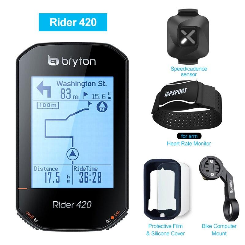 Bryton Rider420 420 420E Rider320 320 320E GPS Bike Computer Bicycle Japanese Italian German Portuguese Spanish Cycling Odometer - Pogo Cycles