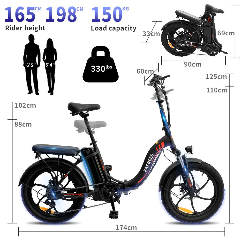 FAFREES F20 Folding Electric Bike - Pogo Cycles