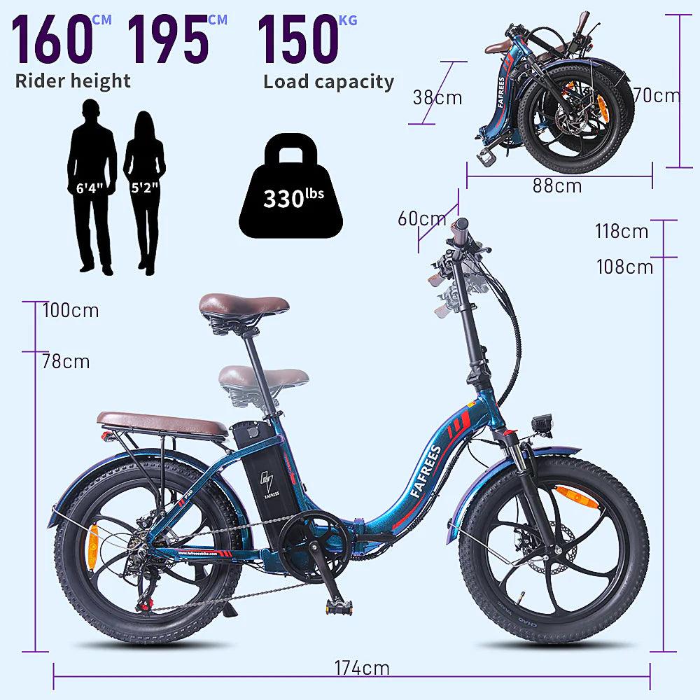 FAFREES F20 Pro City Electric Bike - Pogo Cycles available in cycle to work