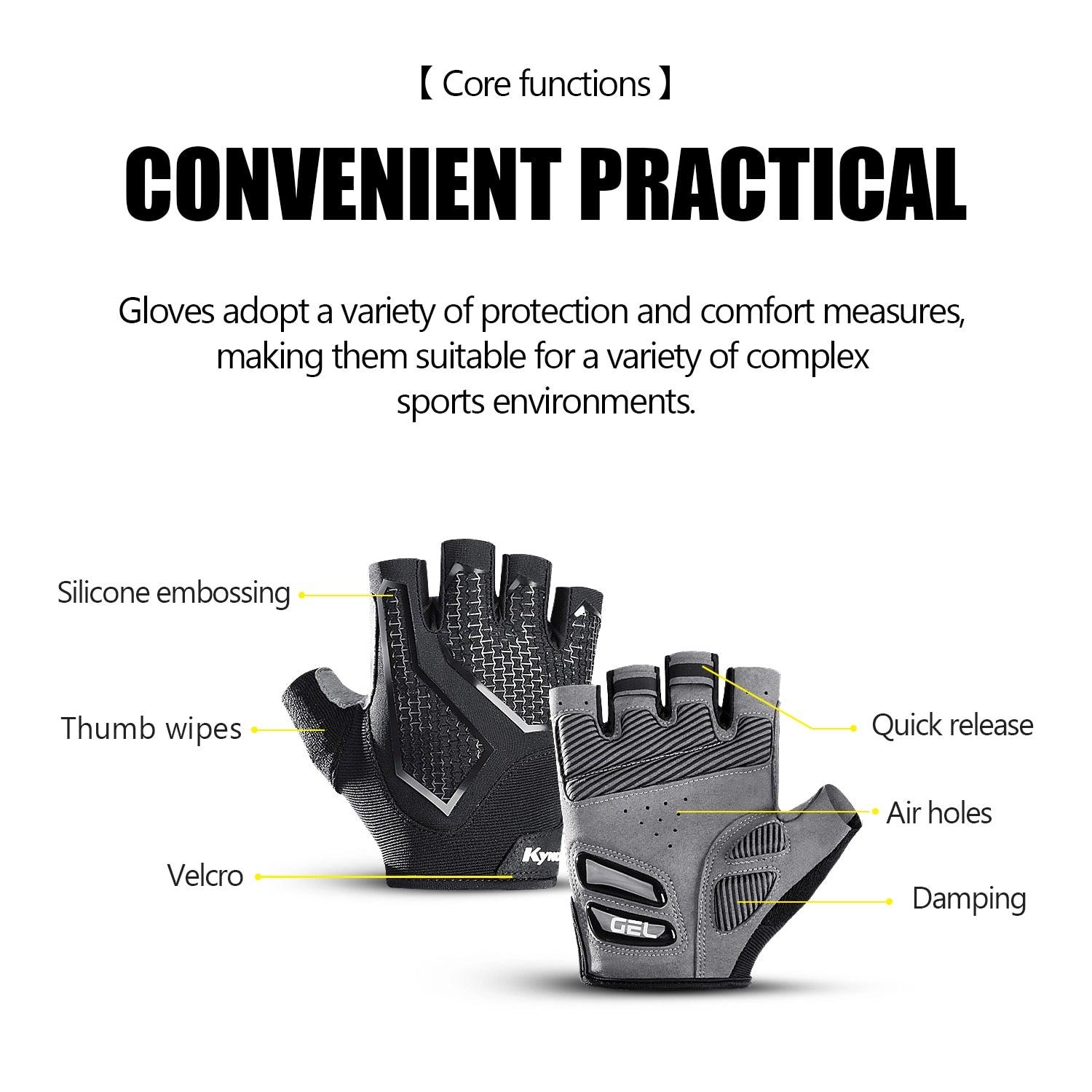 Half-Finger Men's And Women's Cycling Gloves - Pogo Cycles