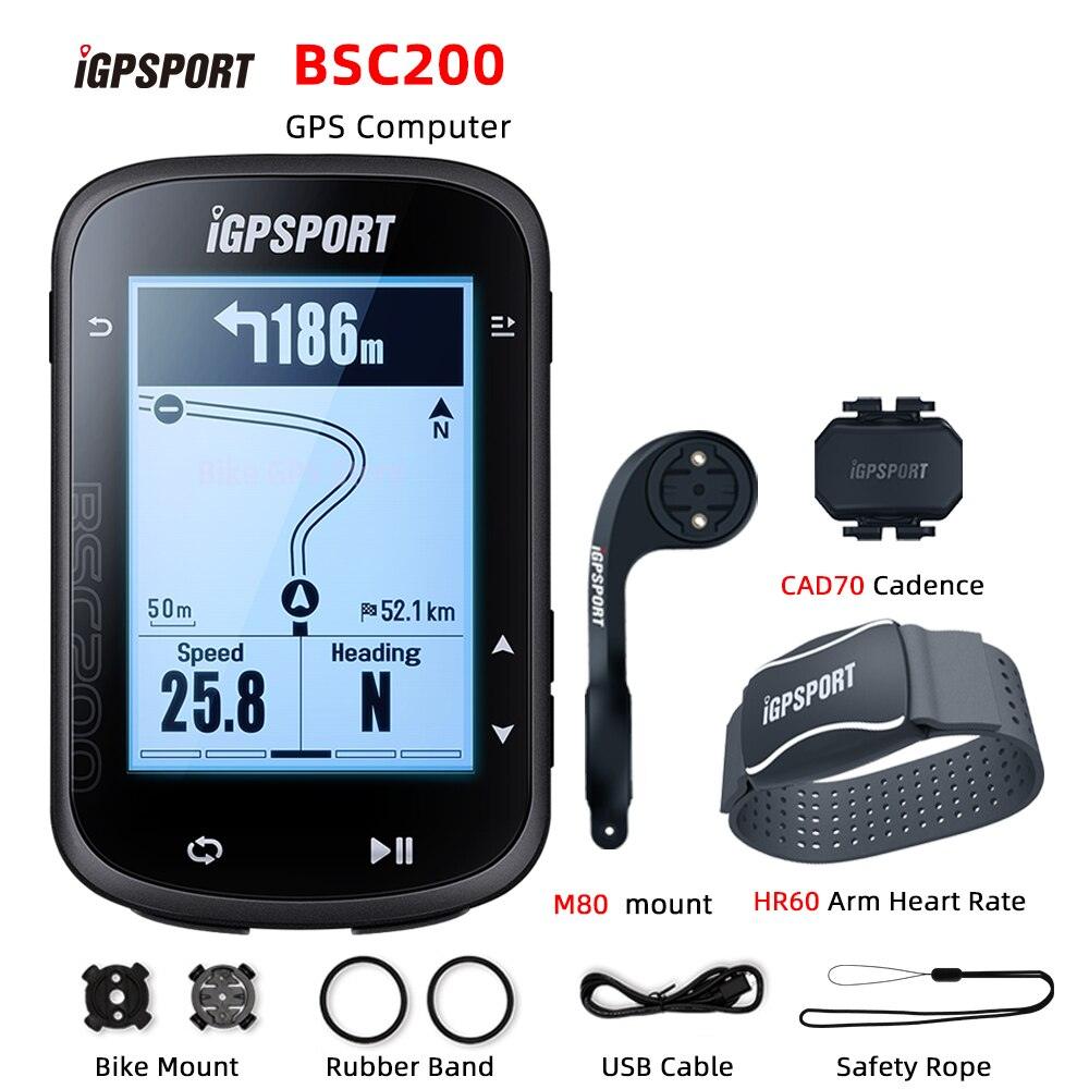 iGPSPORT BSC200 Bike GPS Computer Bicycle Cycling NAV Navigation MTB Road Wireless Speedometer Odometer 2.5 Inch ANT Power Meter - Pogo Cycles