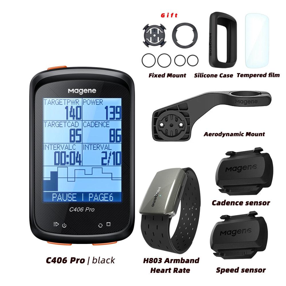 Magene C406 Bike GPS Computer C406 Pro MTB Road Cycle Smart Wireless Waterproof Speedometer Bicycle Odometer Stra - Pogo Cycles