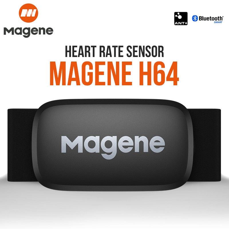 Magene H64 Heart Rate Monitor Mover Bluetooth ANT Sensor With Chest Strap Computer Bike Wahoo Garmin BT Sports - Pogo Cycles