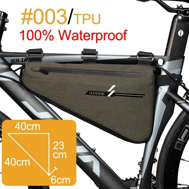 NEWBOLER Bicycle Bag Rainproof Large Capacity MTB Road Bike Frame Bag Triangle Pouch Waterproof Caulking Bag Pannier Accessories - Pogo Cycles