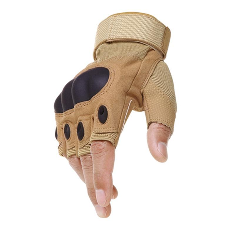 Super Fiber Leather Army Military Gloves - Pogo Cycles