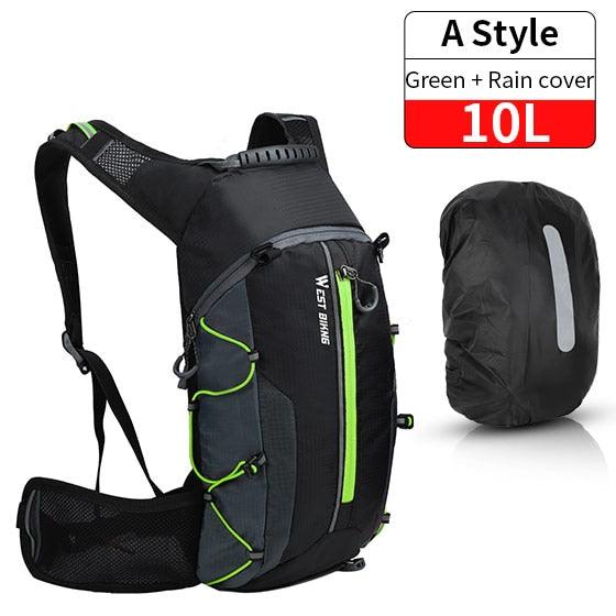 WEST BIKING Bicycle Bag Water Bag 10L Portable Waterproof Sports Bag MTB Road Bike Cycling Hiking Climbing Hydration Backpack - Pogo Cycles