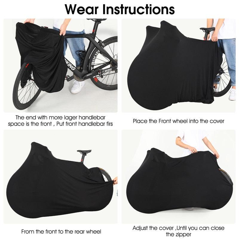 WEST BIKING Full Bicycle Protector Cover MTB Road Bike Dustproof Scratch-proof Storage Bag Bike Frame Wheel Protection Equipment - Pogo Cycles