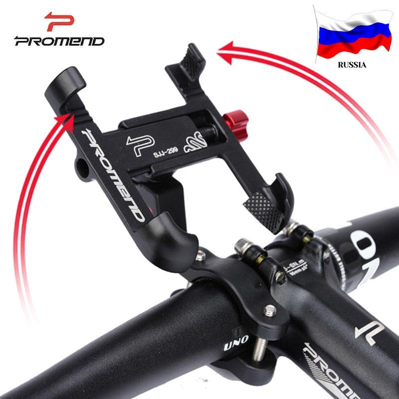 360 Rotatable Bike Mobile Phone Holder Aluminum Adjustable Bicycle Holder Non-slip MTB Phone Mount Stand Cycling Bracket - Pogo Cycles