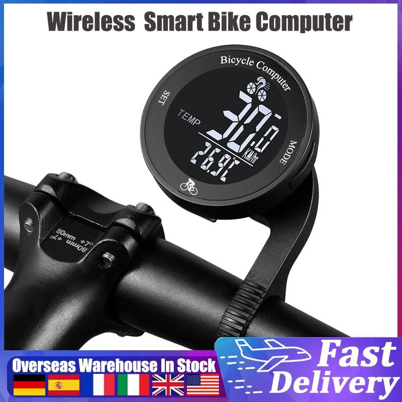 New Wireless Bike Computer Waterproof Bicycle Odometer Multifunctional LCD Screen Cycling Speedometer Mountain Bike Speedo Meter - Pogo Cycles