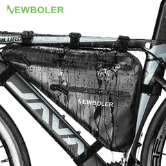 NEWBOLER Bicycle Bag Rainproof Large Capacity MTB Road Bike Frame Bag Triangle Pouch Waterproof Caulking Bag Pannier Accessories - Pogo Cycles