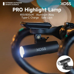 XOSS Bike Light Headlight 400/800/1500 Lm Waterproof USB Rechargeable MTB Front Lamp Head Lights Bicycle Flash Torch - Pogo Cycles